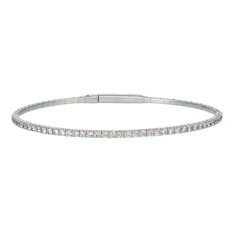 1.00 CT DIAMOND FLEXIBLE BRACELET 14K GOLD
