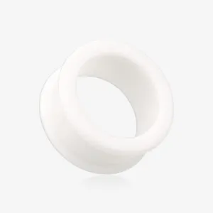 A Pair of Flexible Silicone Double Flared Ear Gauge Tunnel Plug