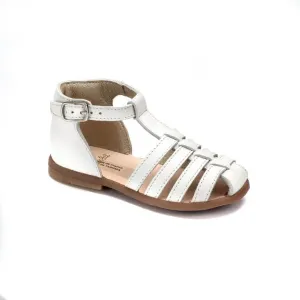 Ares - Cream Leather Strap Baby Sandal