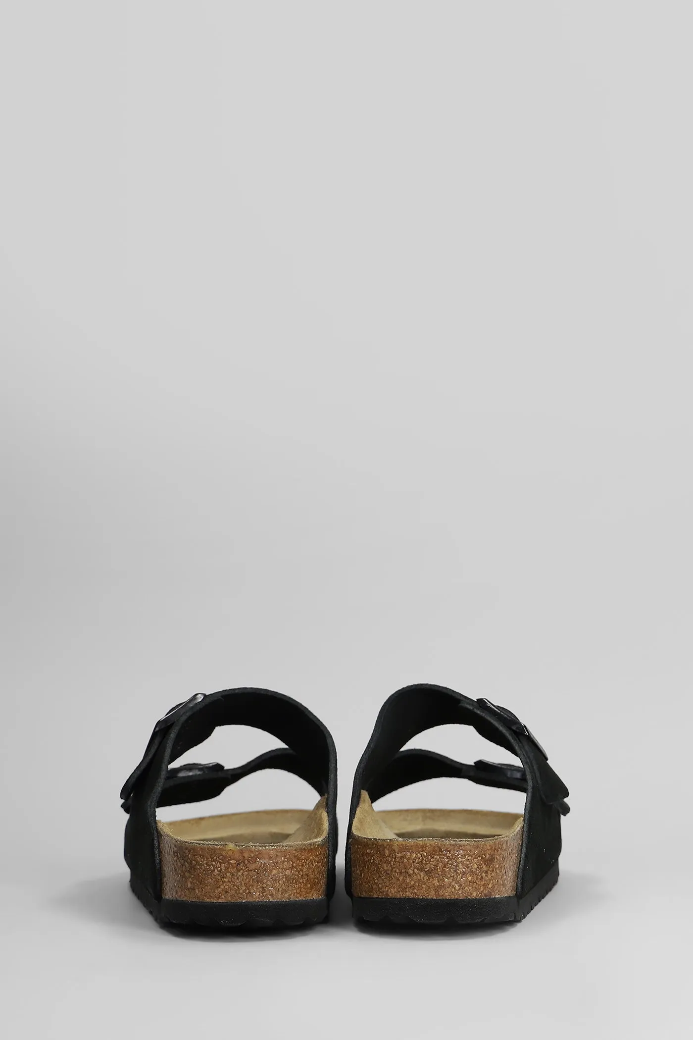 Arizona Flats in black suede