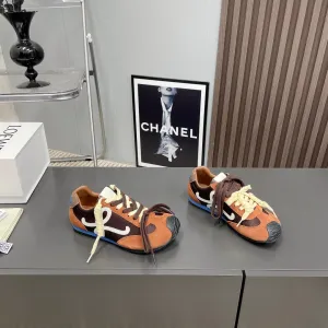 BALLET RUNNER 2.0 IN BRONZE BROWN SUEDE AND LYCRA FABRIC