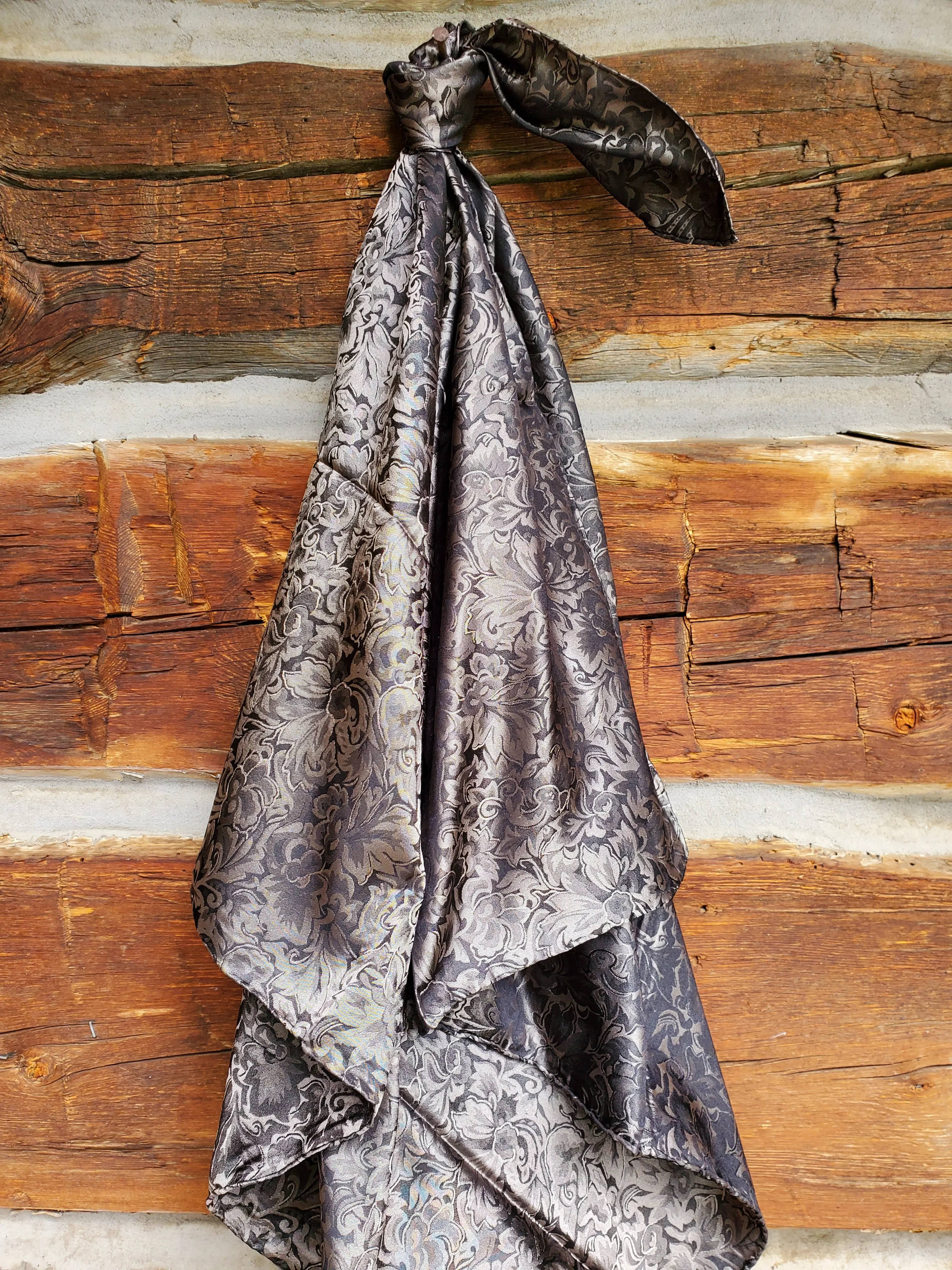 Baroque Silk Wild Rag Scarf