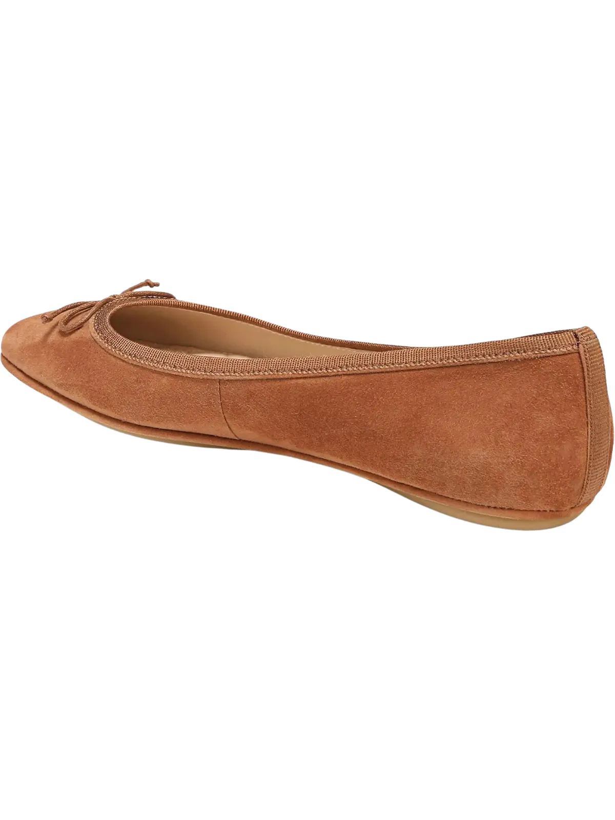 Beatrix Suede Bow Ballerina Flats
