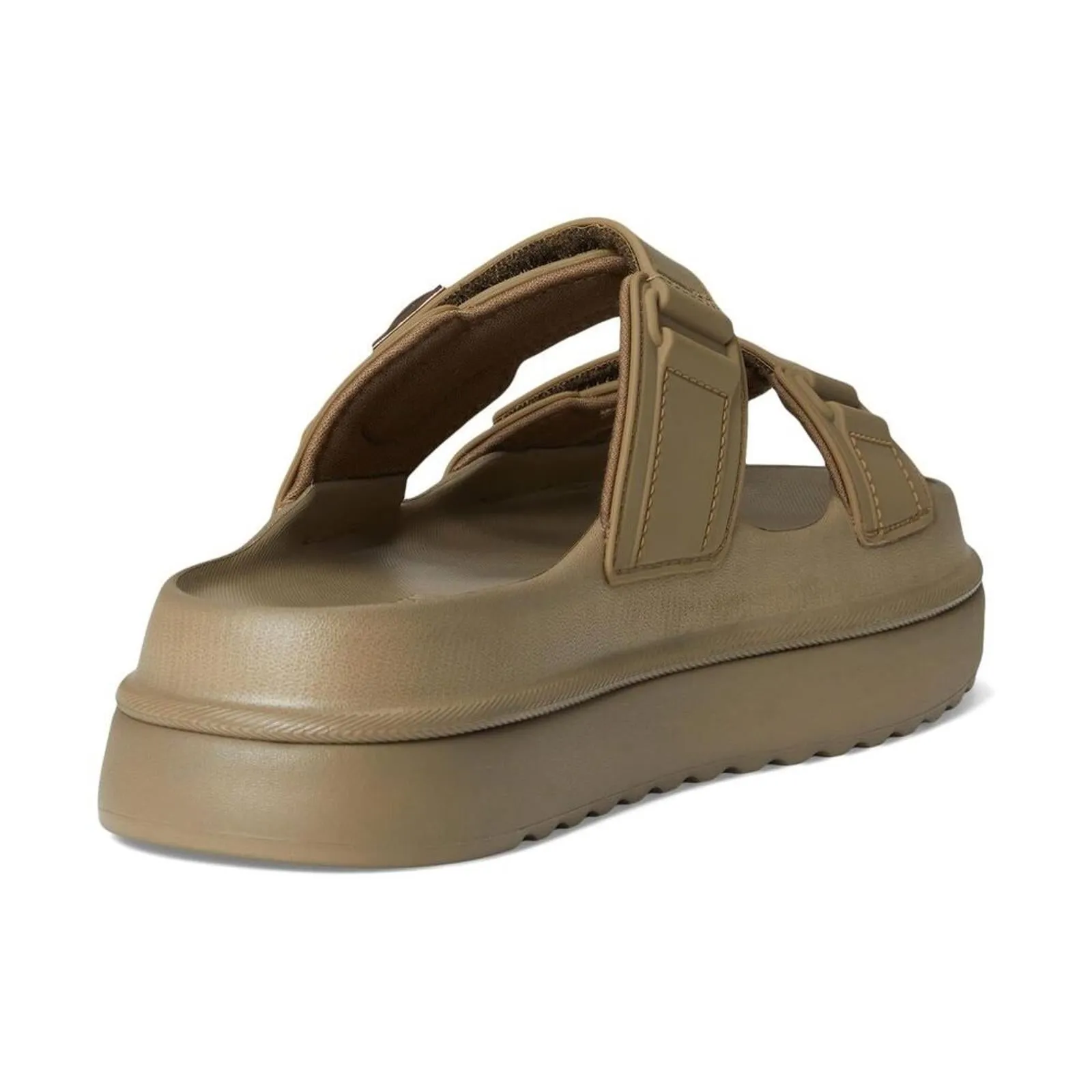 Bigschmona Olive Jelly Platform Slide Sandals