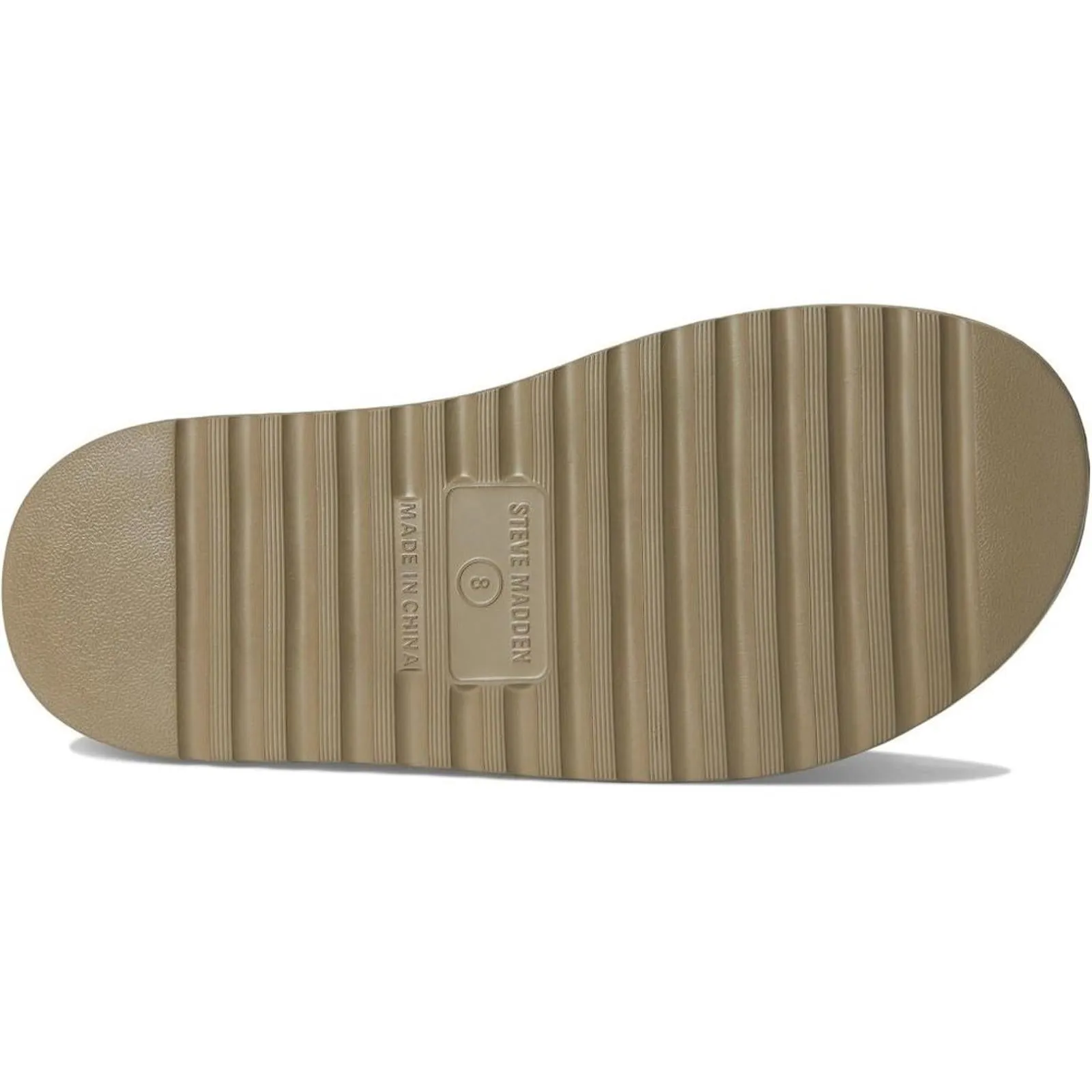 Bigschmona Olive Jelly Platform Slide Sandals