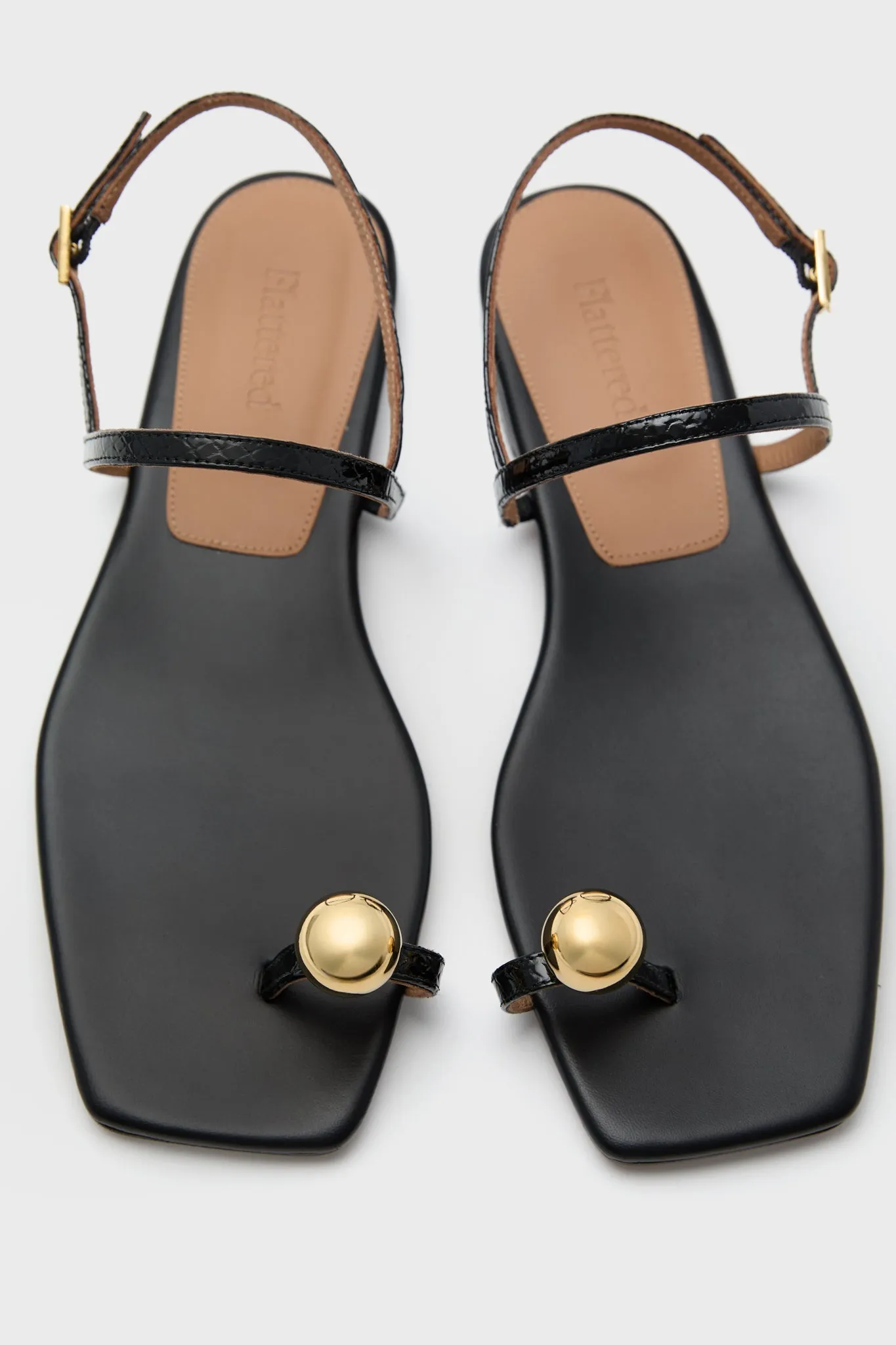 Black Idris Sandals