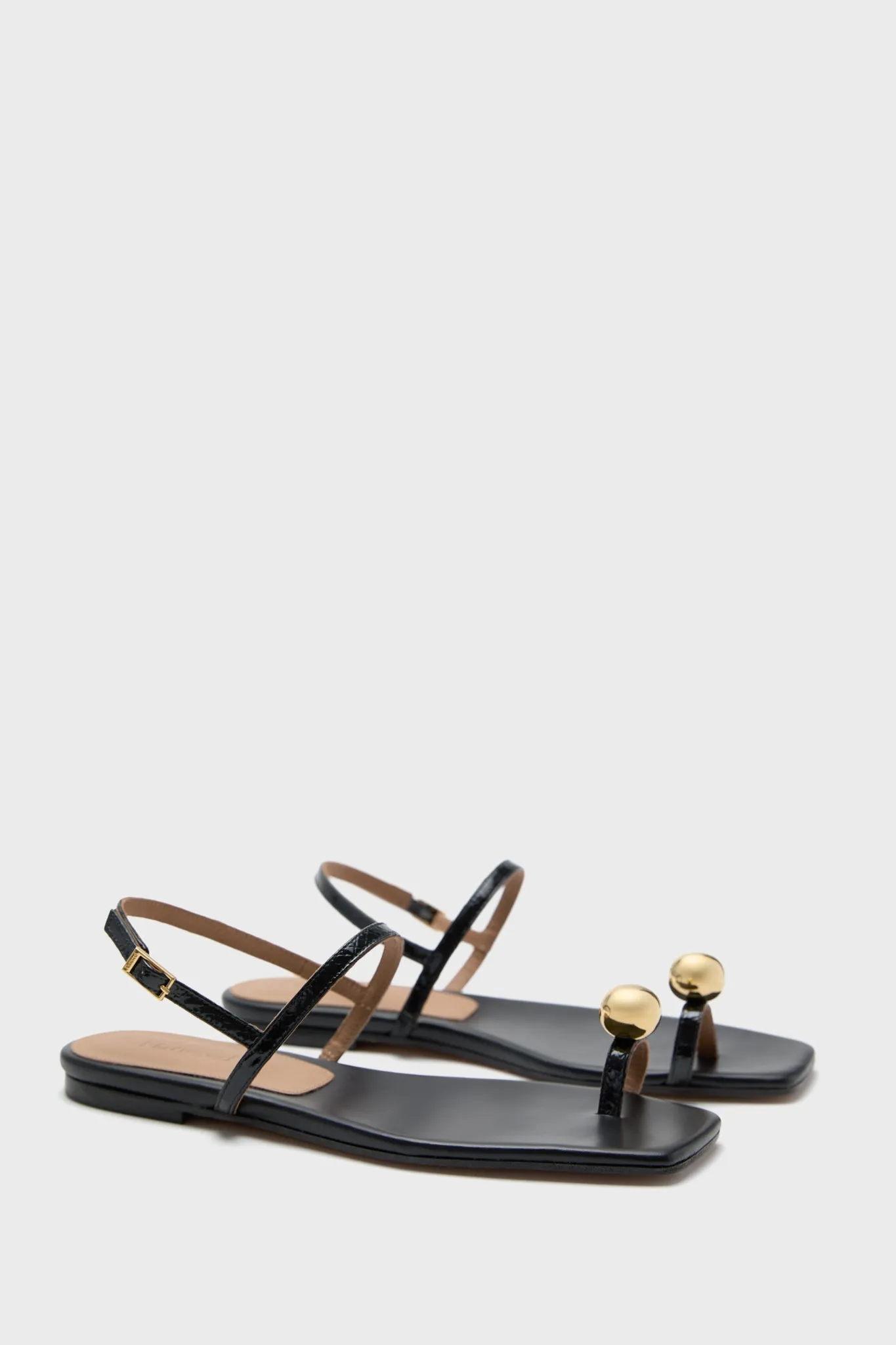 Black Idris Sandals