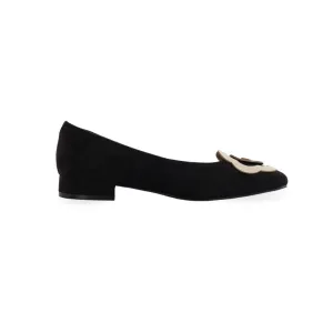 Bloom Ballerina Flats in Hana Black