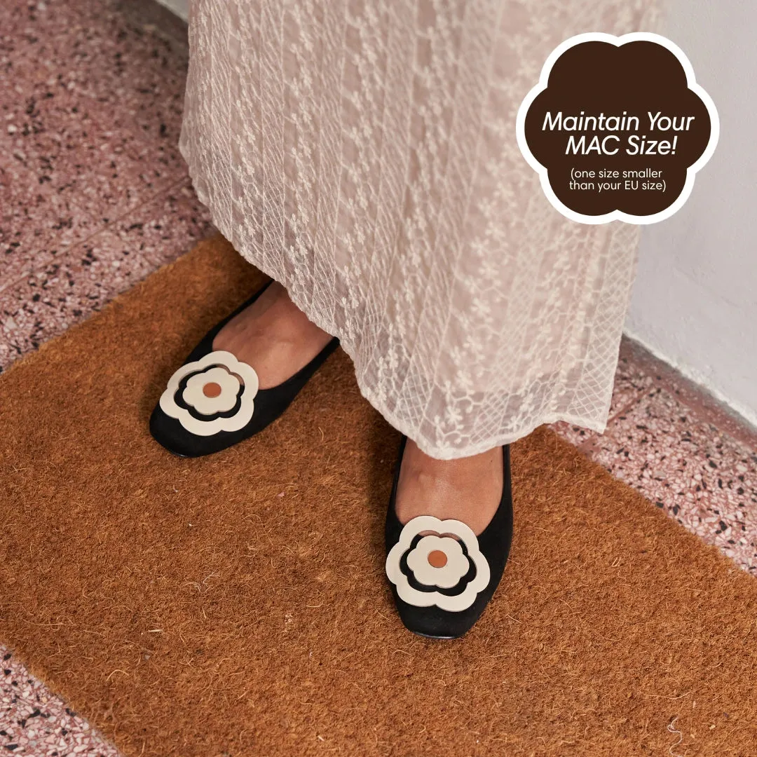 Bloom Ballerina Flats in Hana Black