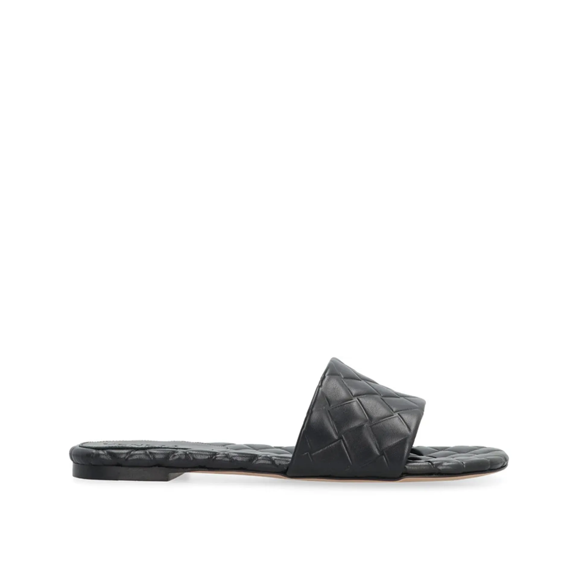 BOTTEGA VENETA Amy Leather Flat Slip-Ons for Women