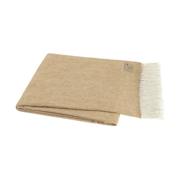 Caramel Italian Herringbone Throw