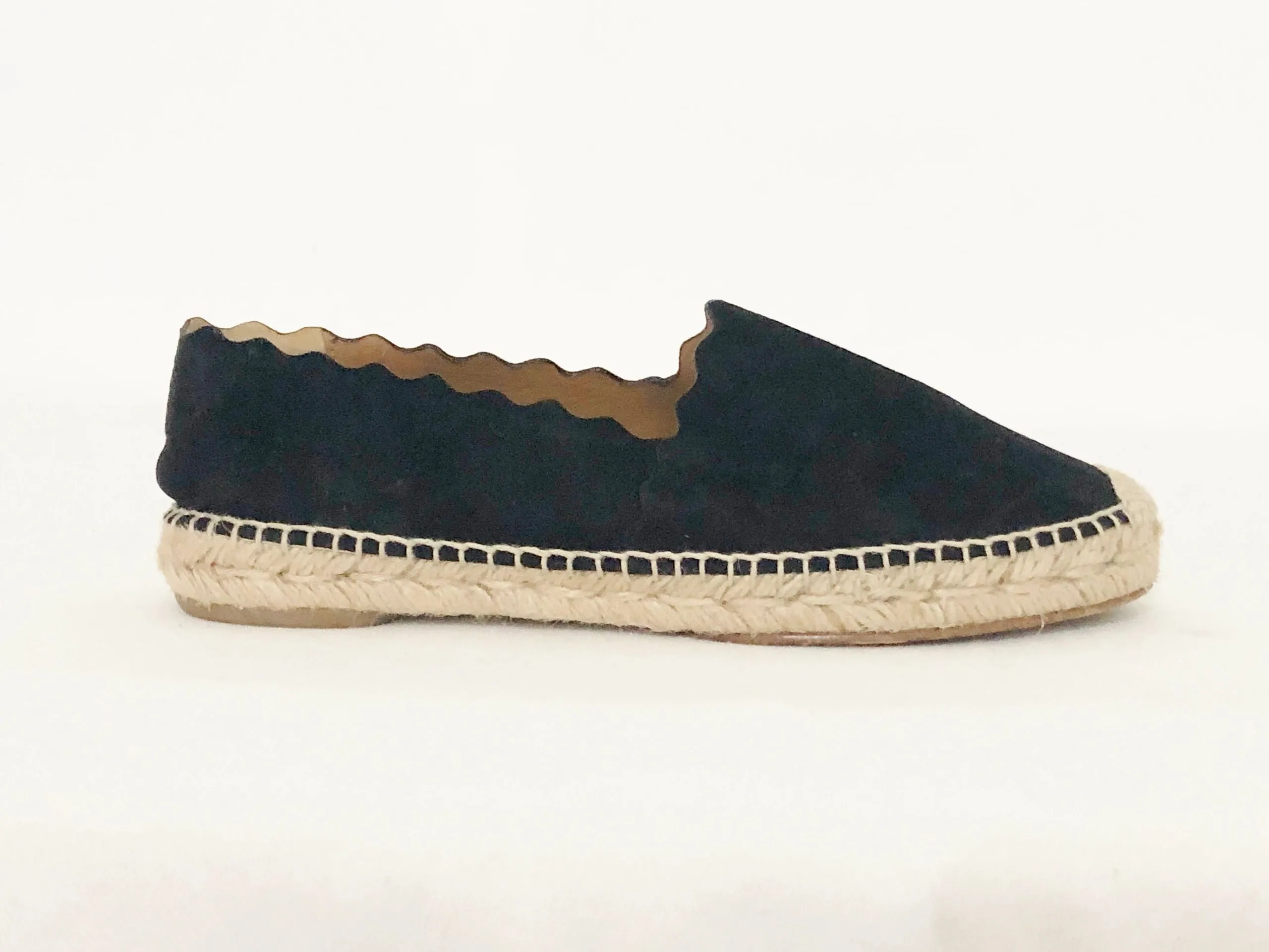 Chloe Suede Espadrille Size 38 It (8 Us)