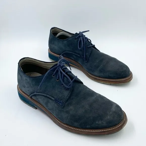 Clarks blue suede dress shoe men’s size 10.5