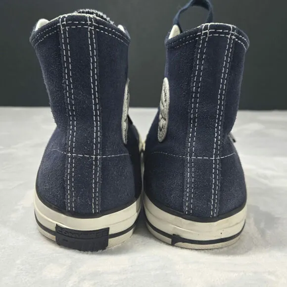 Cons Converse Chuck Taylor All Star High Top Blue Suede A06649C Men 9 Women 11