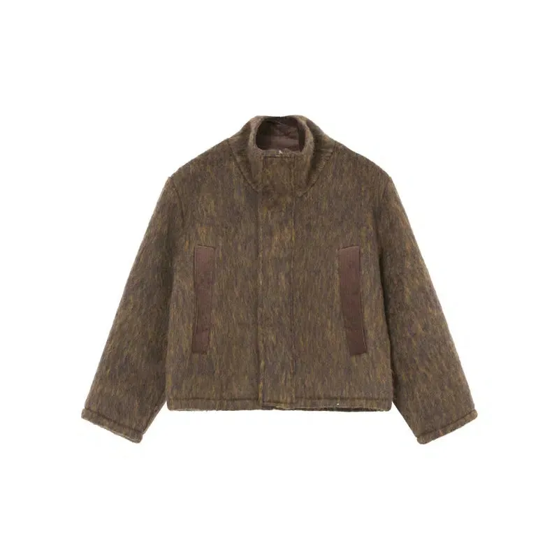 Cozy Cotton-Padded Zipper Jacket
