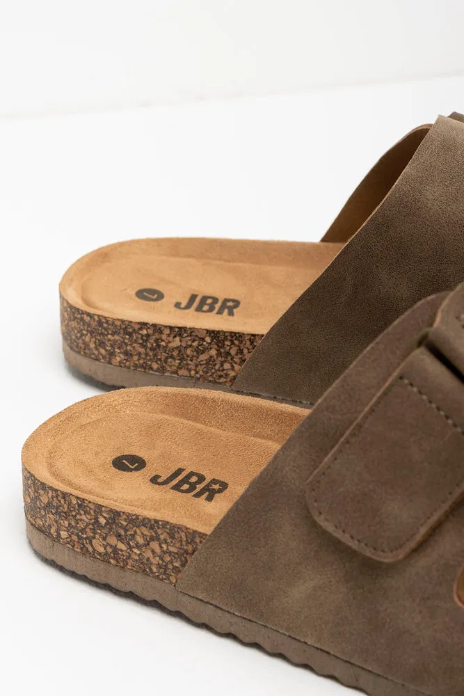 Double Strap Sandal Brown