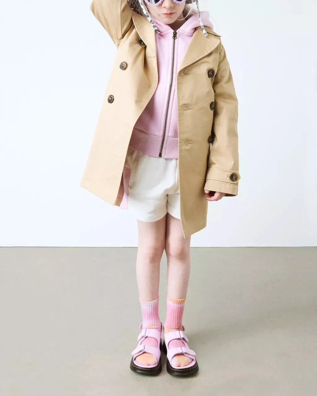 Dr Martens Virden J Pale Pink Sandals