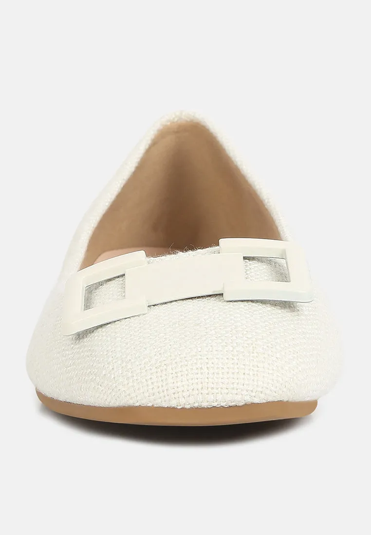 Embellished Flat Ballerinas By MODE