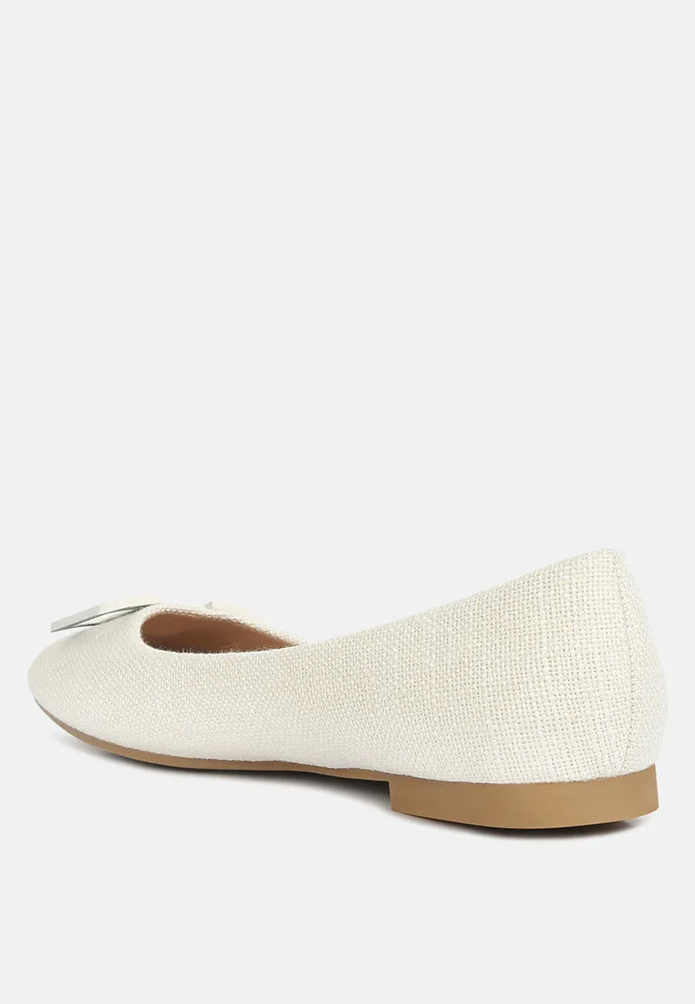 Embellished Flat Ballerinas By MODE