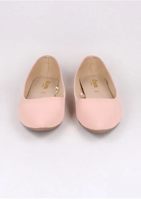 Flat suede puntal lisa