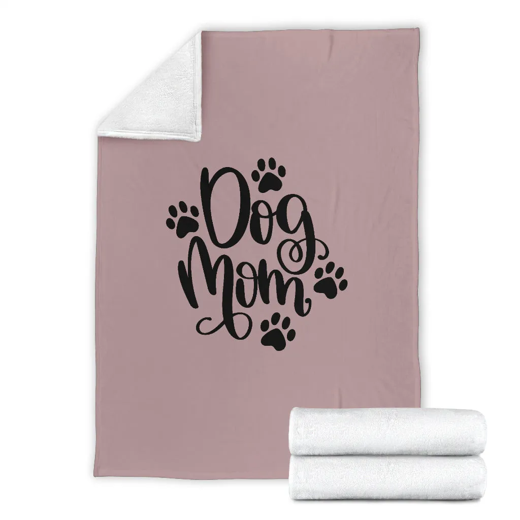 Fleece Blanket - Dog Mom