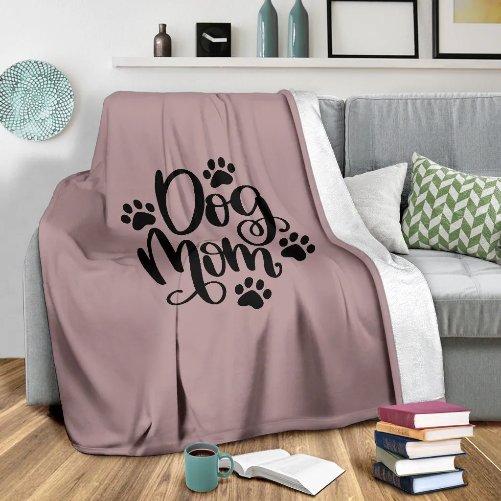 Fleece Blanket - Dog Mom