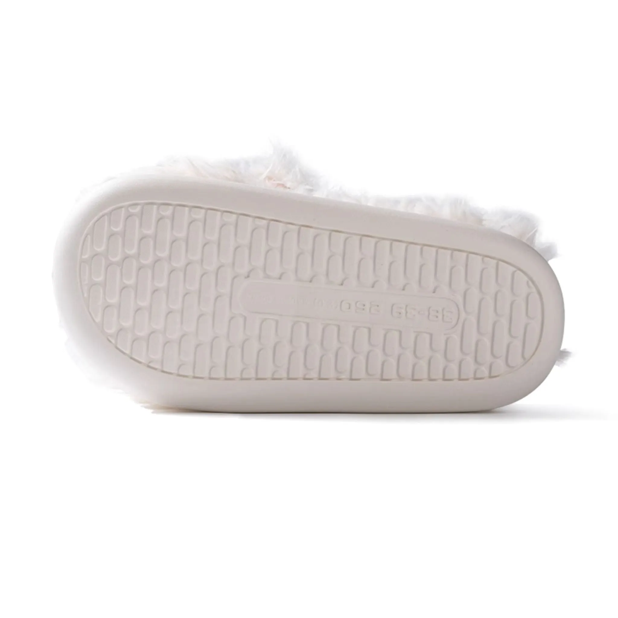 Fluffy White Dog Comfy Lounge Slippers