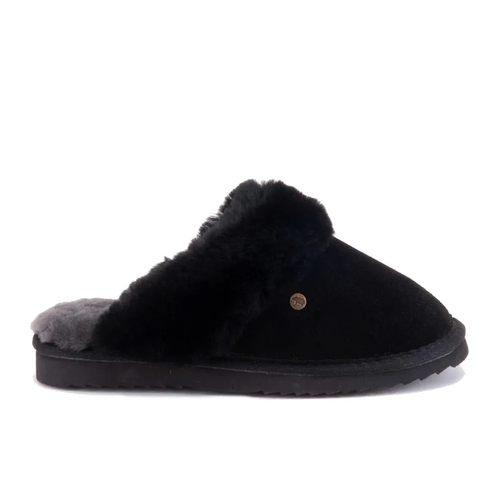 'Flurry' women's home slipper - Black