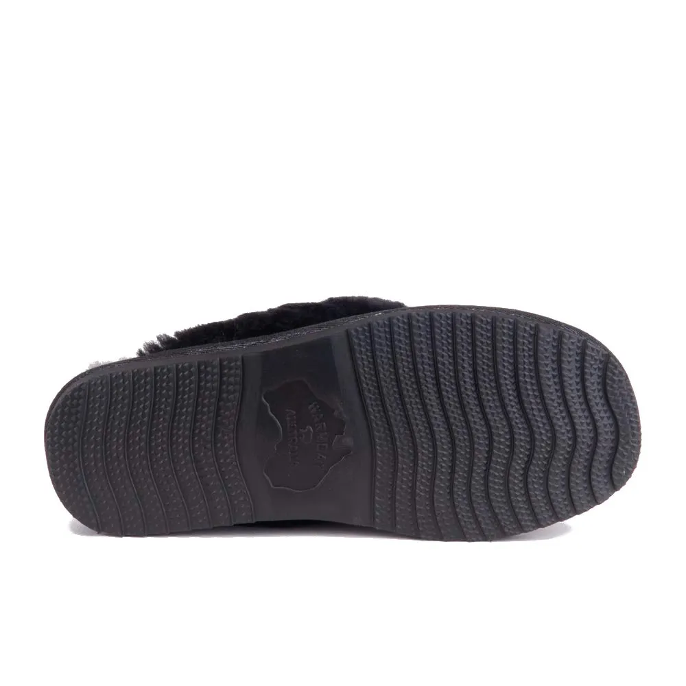 'Flurry' women's home slipper - Black