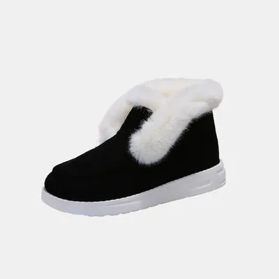 Furry Suede Boots