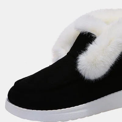 Furry Suede Boots