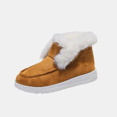 Furry Suede Boots