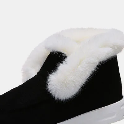 Furry Suede Boots