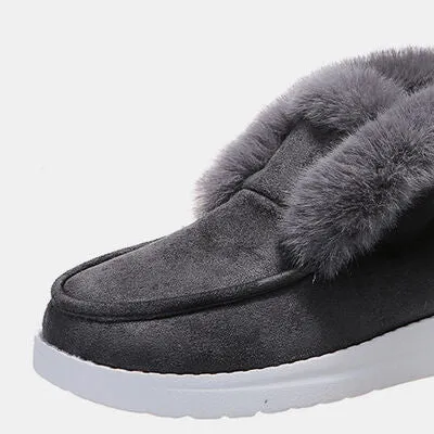 Furry Suede Boots