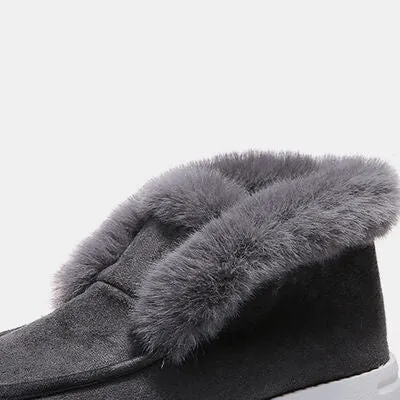 Furry Suede Boots