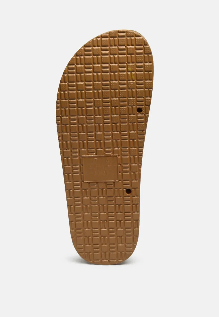 Gelato Transparent Double Strap Flats By Ruw