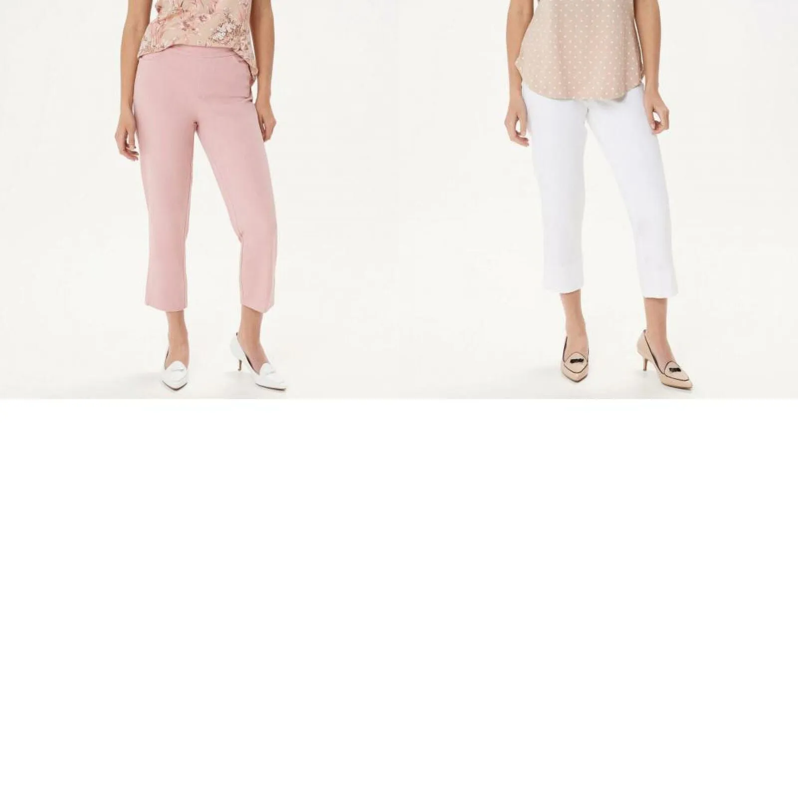 Isaac Mizrahi Live! Plus Tall 24/7 Stretch Crop Pants with Back Slits