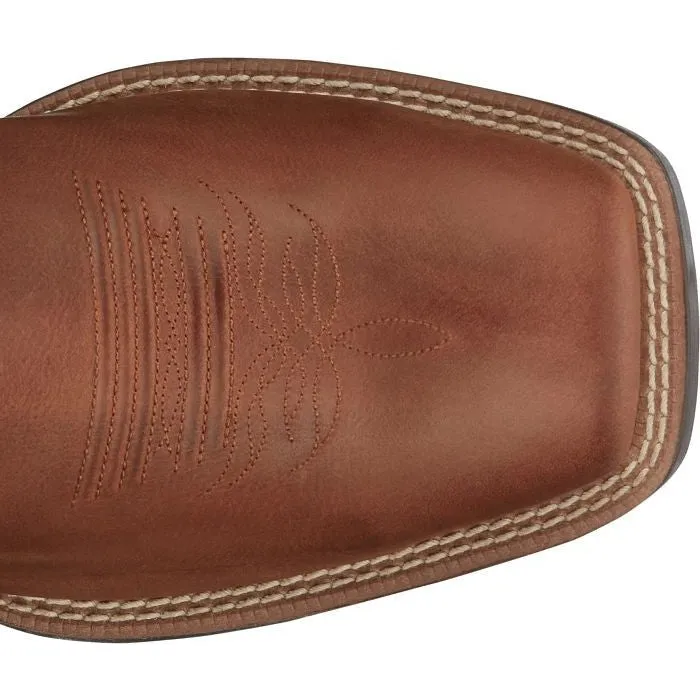 Justin Men's Canter 11" Steel Toe Slip Resist Western Work Boot -Brown- SE4511