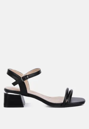 Low Strap Block Heels By Ruw