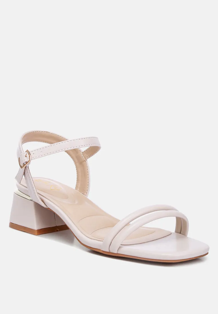 Low Strap Block Heels By Ruw
