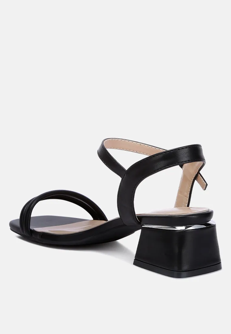 Low Strap Block Heels By Ruw