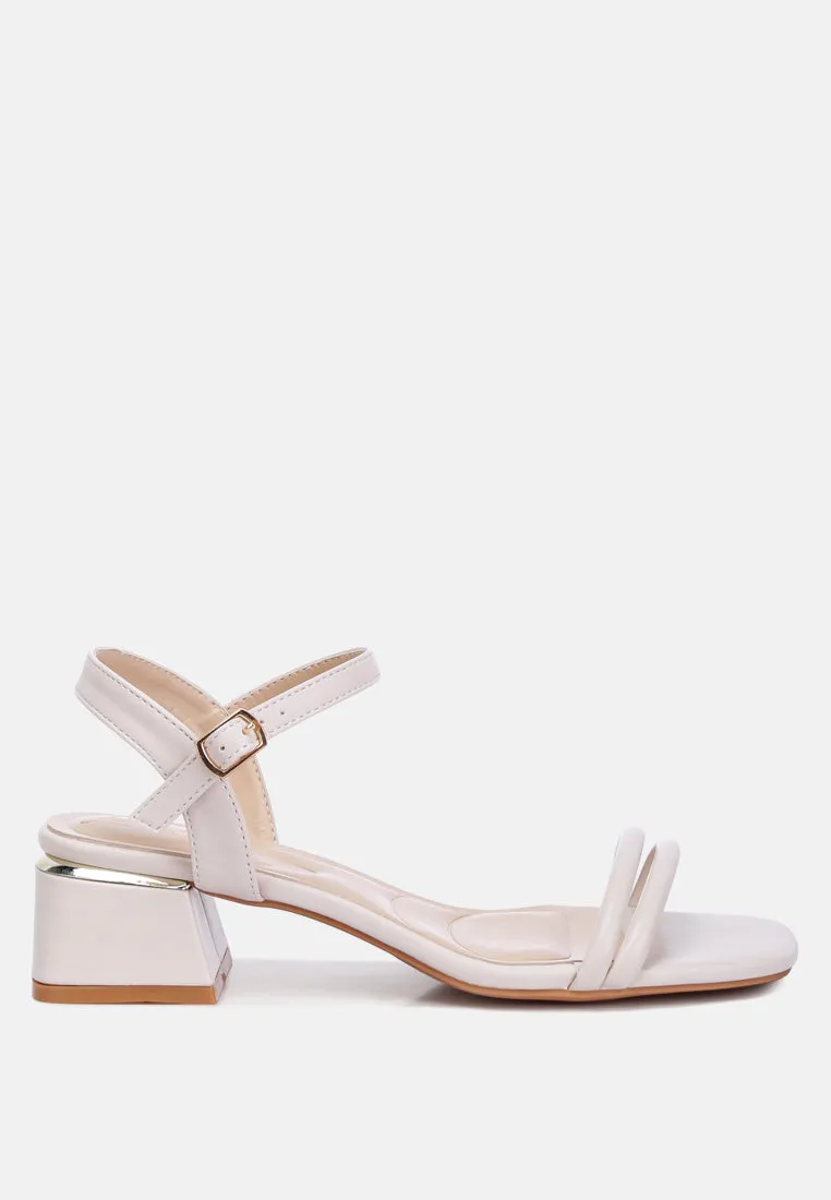 Low Strap Block Heels By Ruw