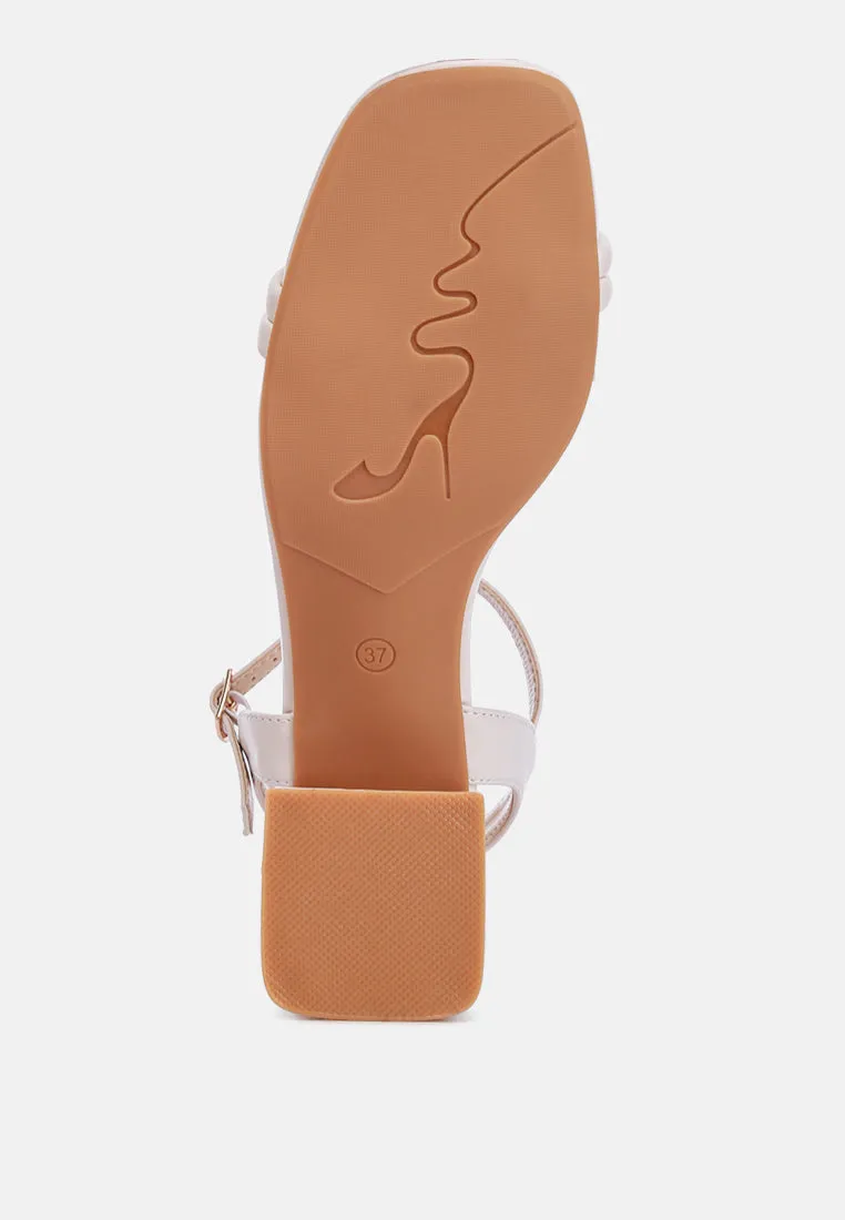 Low Strap Block Heels By Ruw