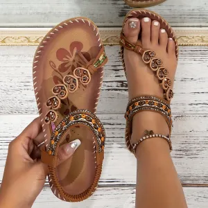 Melanine | Beaded Sandals