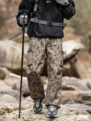 Men's Tactical Camo Cargo Pants – Multi-Pocket, Outdoor Ready