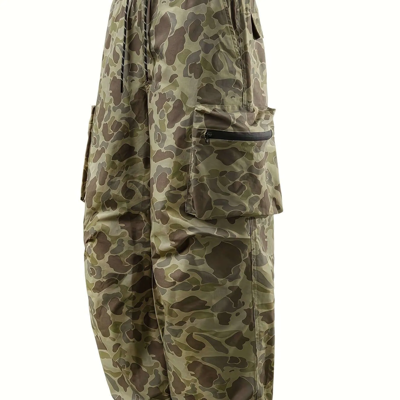 Men's Tactical Camo Cargo Pants – Multi-Pocket, Outdoor Ready