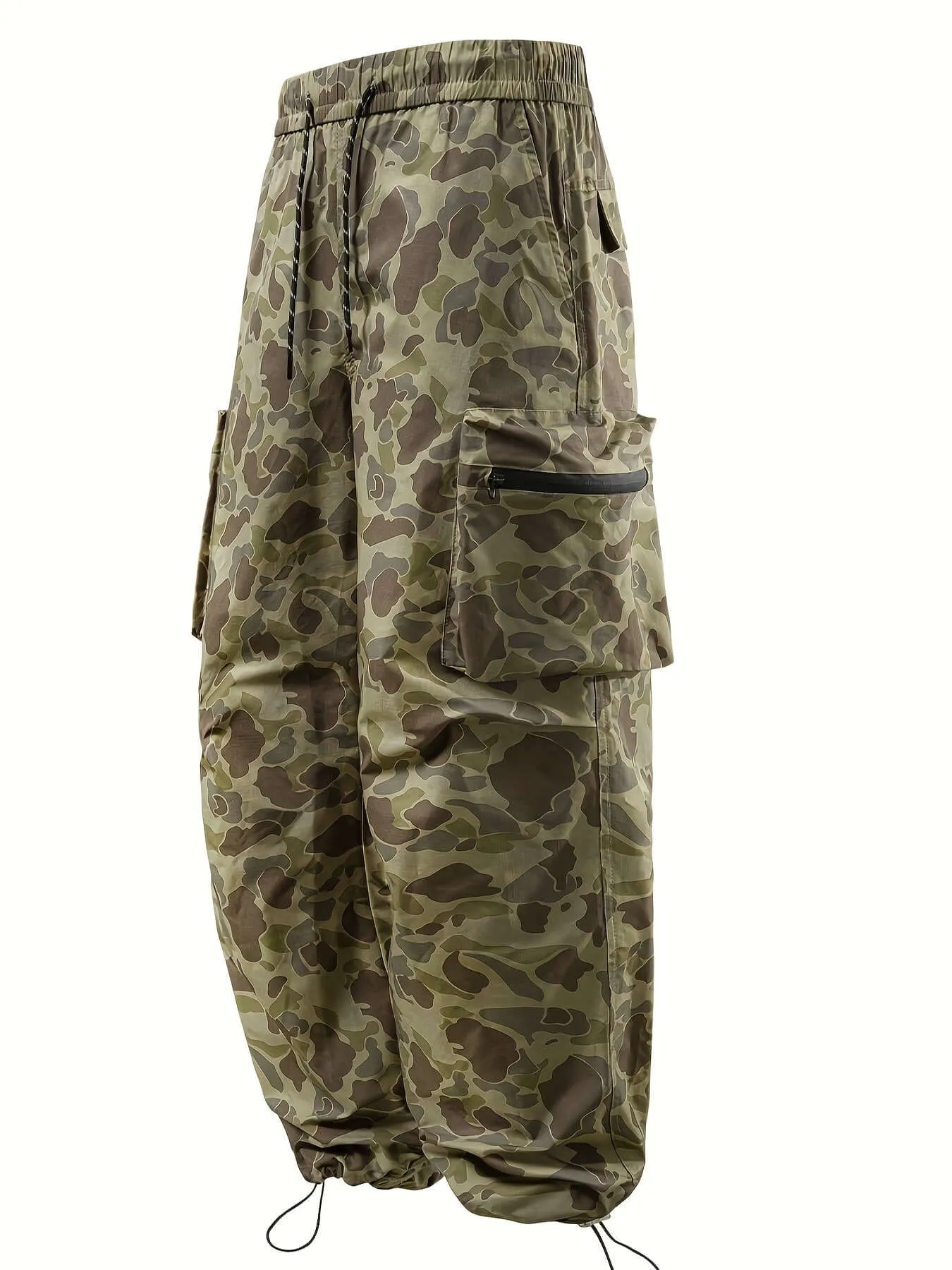 Men's Tactical Camo Cargo Pants – Multi-Pocket, Outdoor Ready