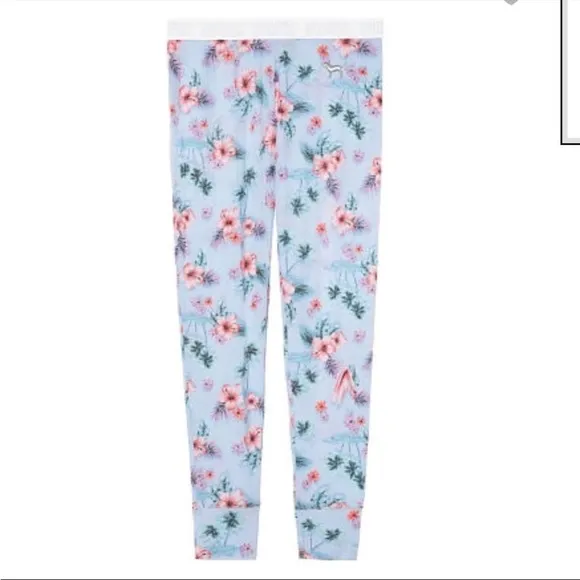 New Victoria’s Secret PINK Cozy Sleep Joggers - Small - Floral