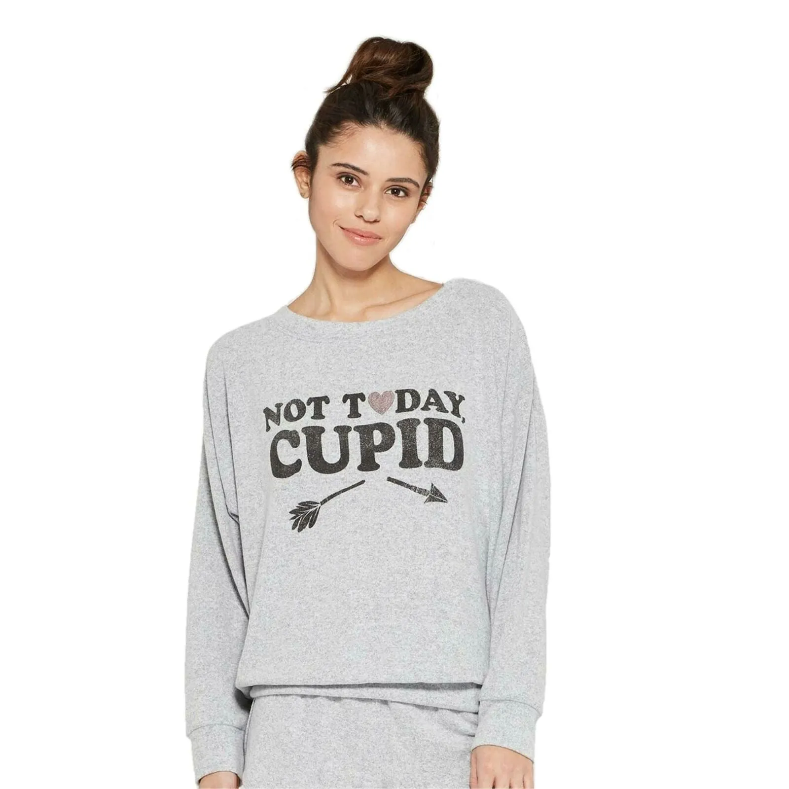 Nite Gear Women's Not Today Cupid Cozy Pajama Top