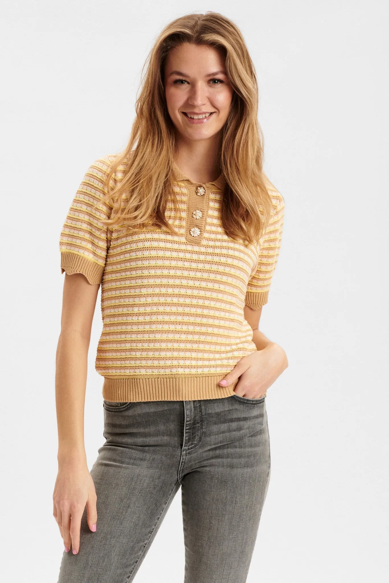 NUMIMMI BLOUSE - Warm Sand